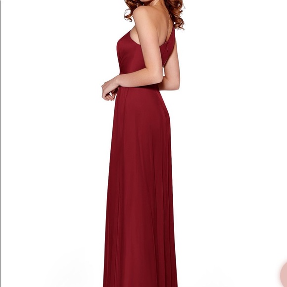 COPY - Azazie size 18/18W Brooke Style burgundy dress. - Picture 4 of 8